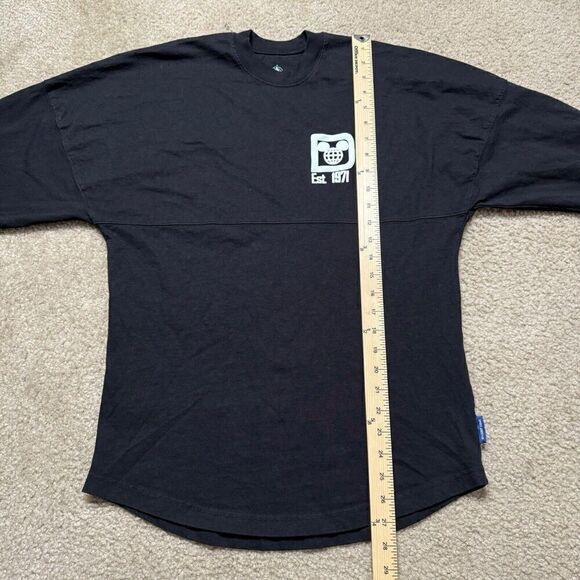 Walt Disney World Est 1971 Long Sleeve Shirt Adult Size XS Black Spirit Jersey - Picture 6 of 9